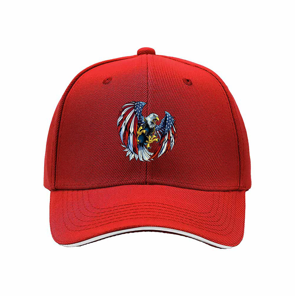 American Eagle Flag Cap Men's Baseball Hat Patriotic Gift - Image 6