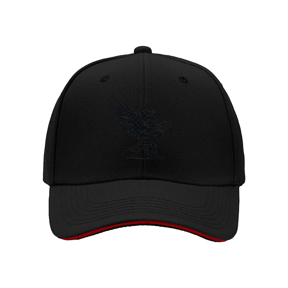 Black Baseball Cap with Eagle Embroidery for Men and Women Outdoor Gift