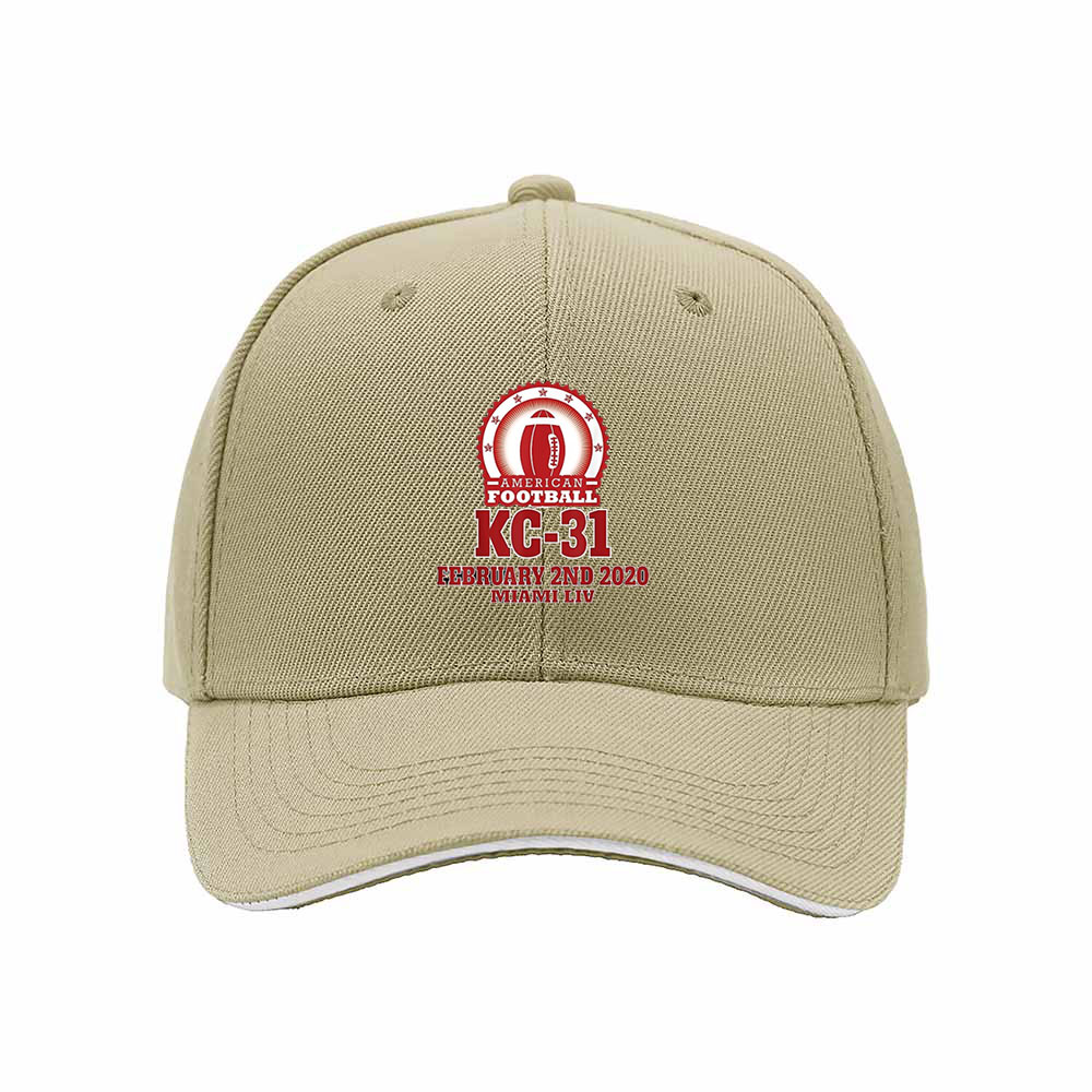 KC31 American Football Hat Men's Baseball Cap Gift 2020 Event Souvenir - Image 4