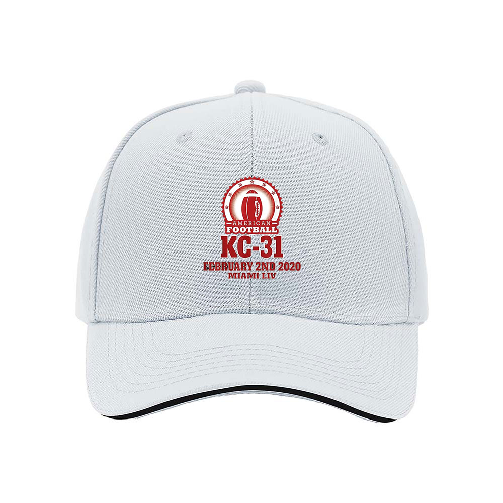 KC31 American Football Hat Men's Baseball Cap Gift 2020 Event Souvenir - Image 5