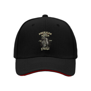 American Indian Motorcycle Vintage Men's Baseball Cap Gift
