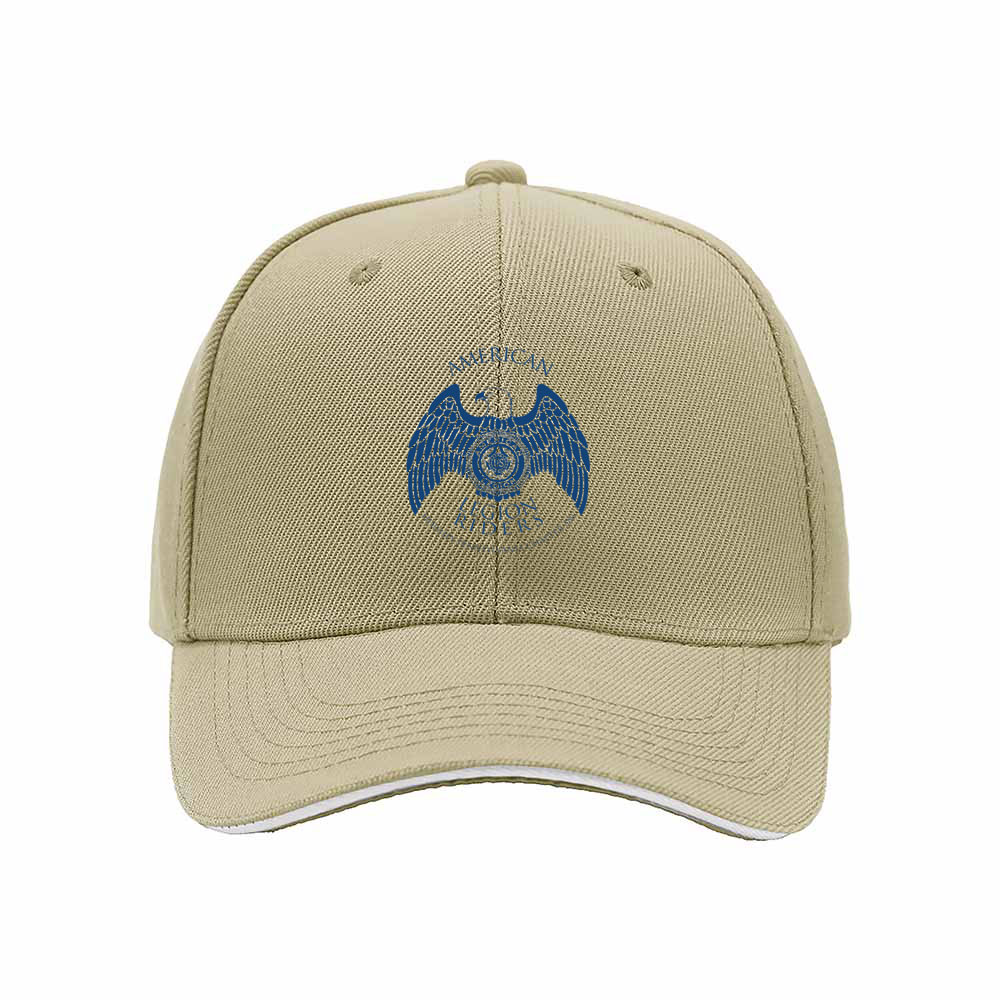 American Legion Riders Men's Baseball Cap Black Blue Embroidered Logo Hat - Image 4