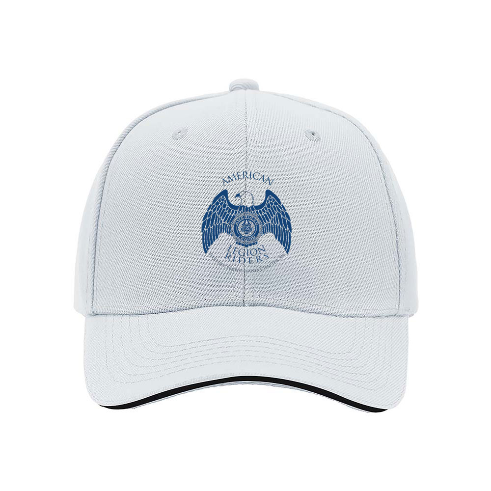 American Legion Riders Men's Baseball Cap Black Blue Embroidered Logo Hat - Image 5