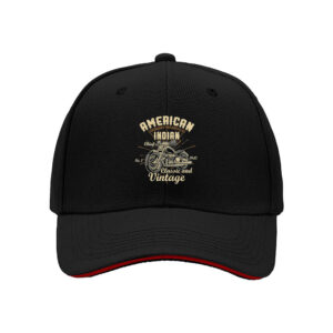 American Indian Motorcycle Classic Vintage Men's Baseball Cap