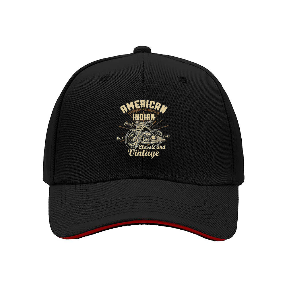 American Indian Motorcycle Classic Vintage Men's Baseball Cap