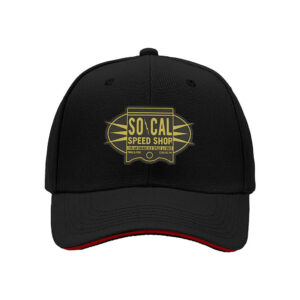 So Cal Speed Shop Men's Baseball Cap Black Gold Logo Hat Gift