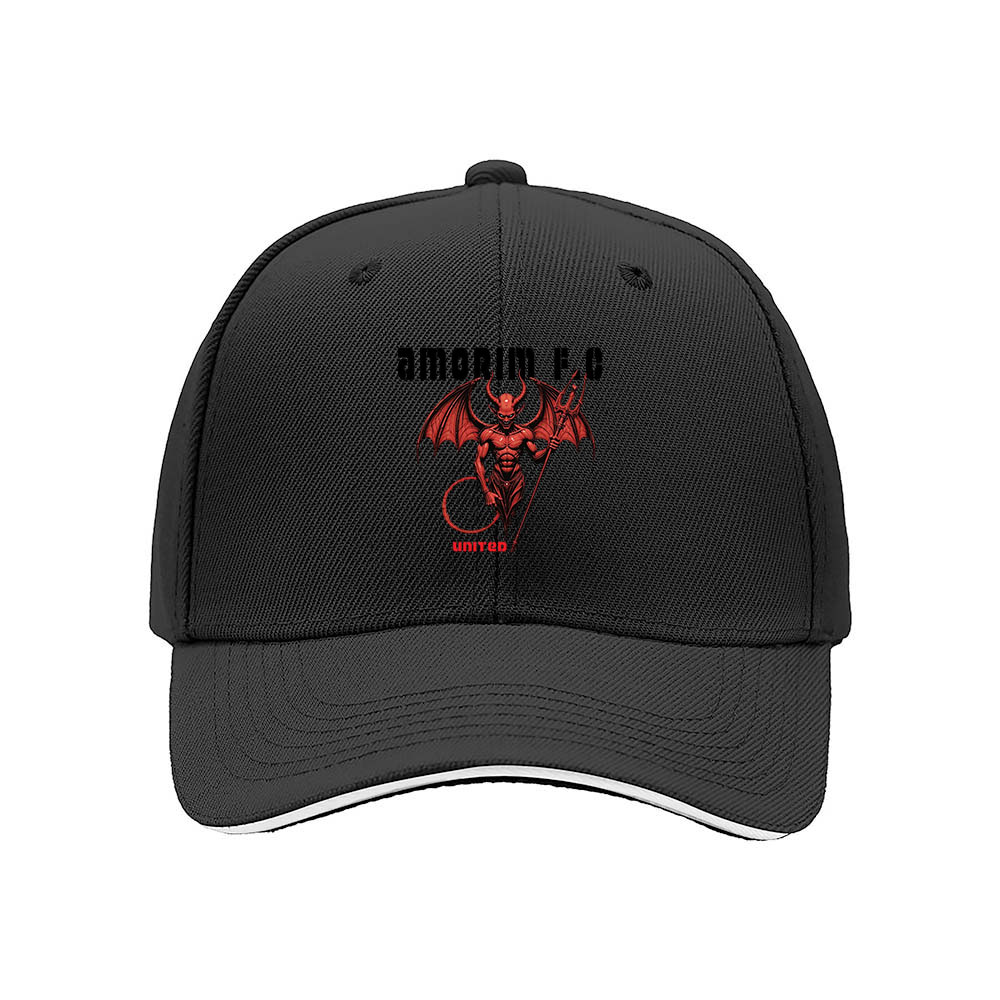 Devil Print Baseball Cap Men's Women's Gift Hat - Image 3