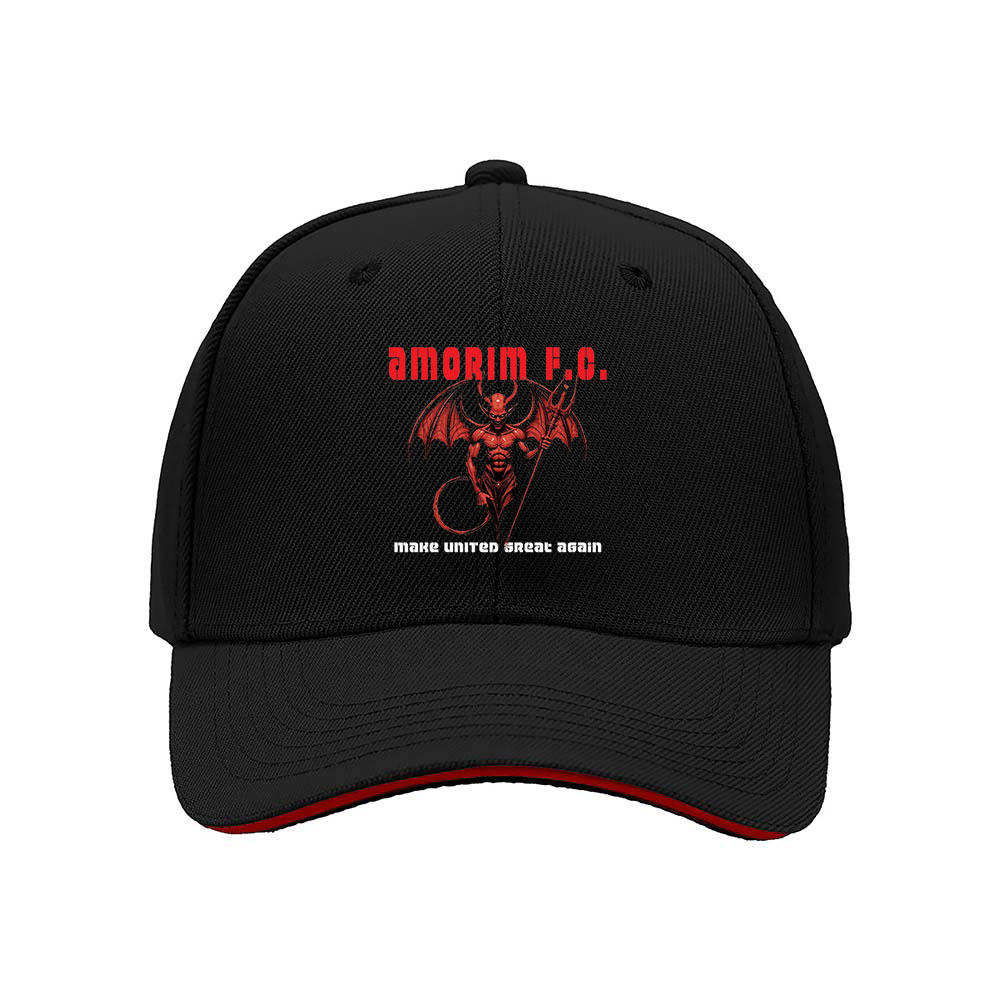 Amorim FC Devil Logo Baseball Cap Men Women Gift Fashion Hat