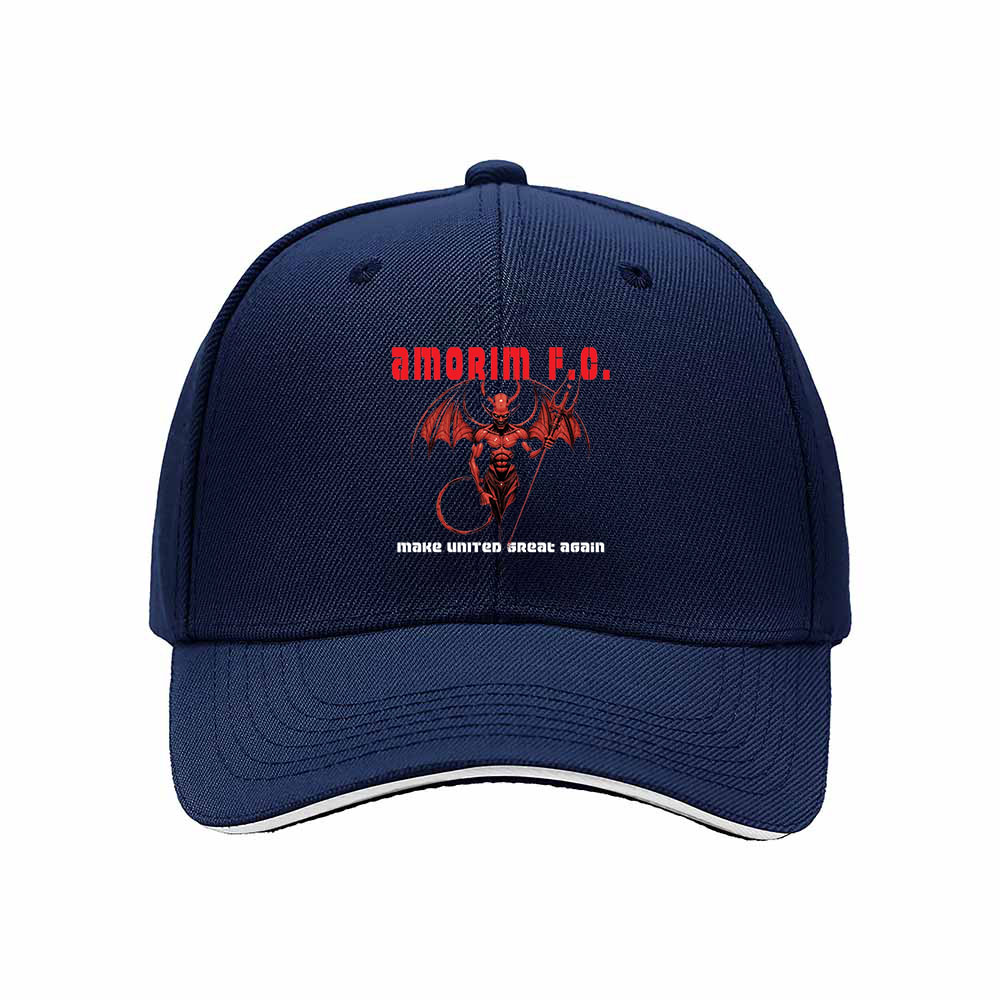 Amorim FC Devil Logo Baseball Cap Men Women Gift Fashion Hat - Image 2