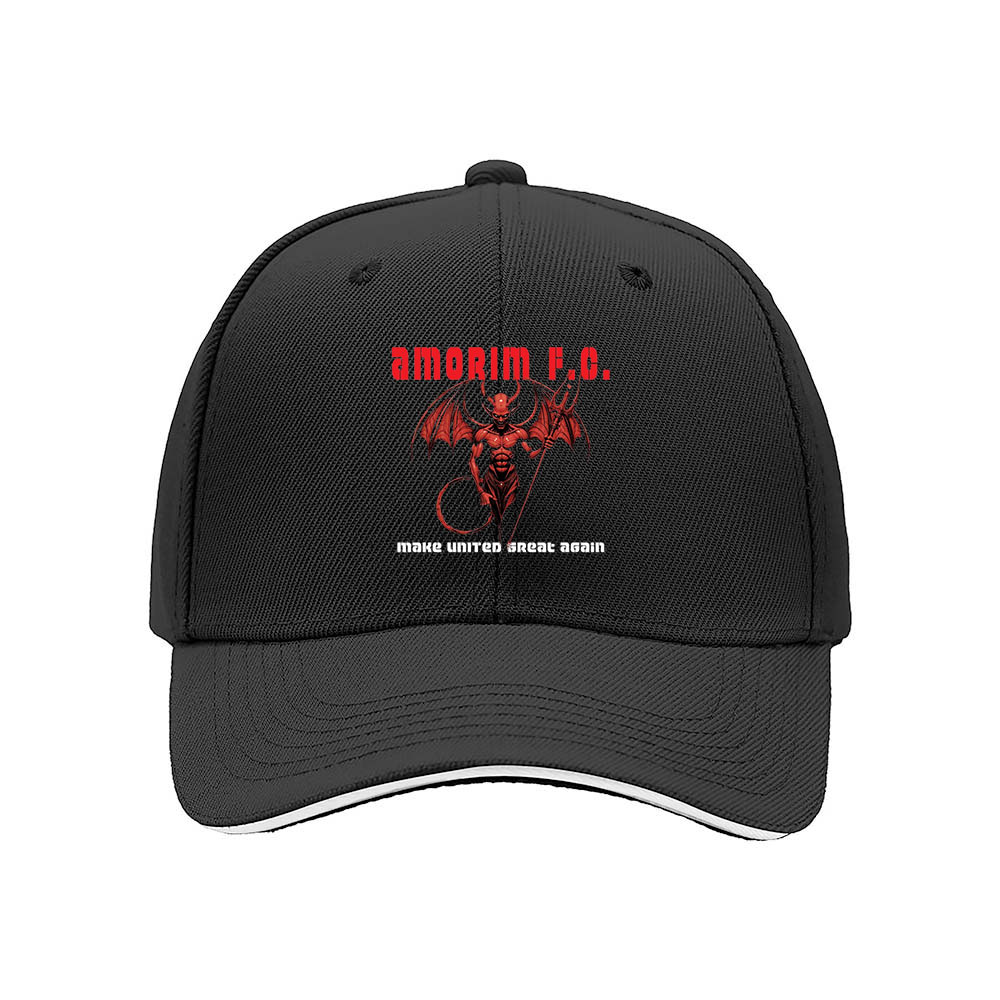 Amorim FC Devil Logo Baseball Cap Men Women Gift Fashion Hat - Image 3