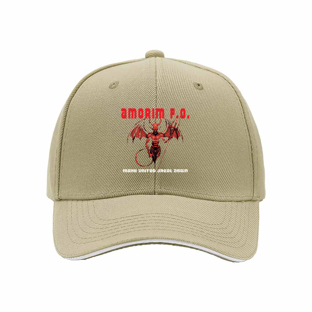 Amorim FC Devil Logo Baseball Cap Men Women Gift Fashion Hat - Image 4