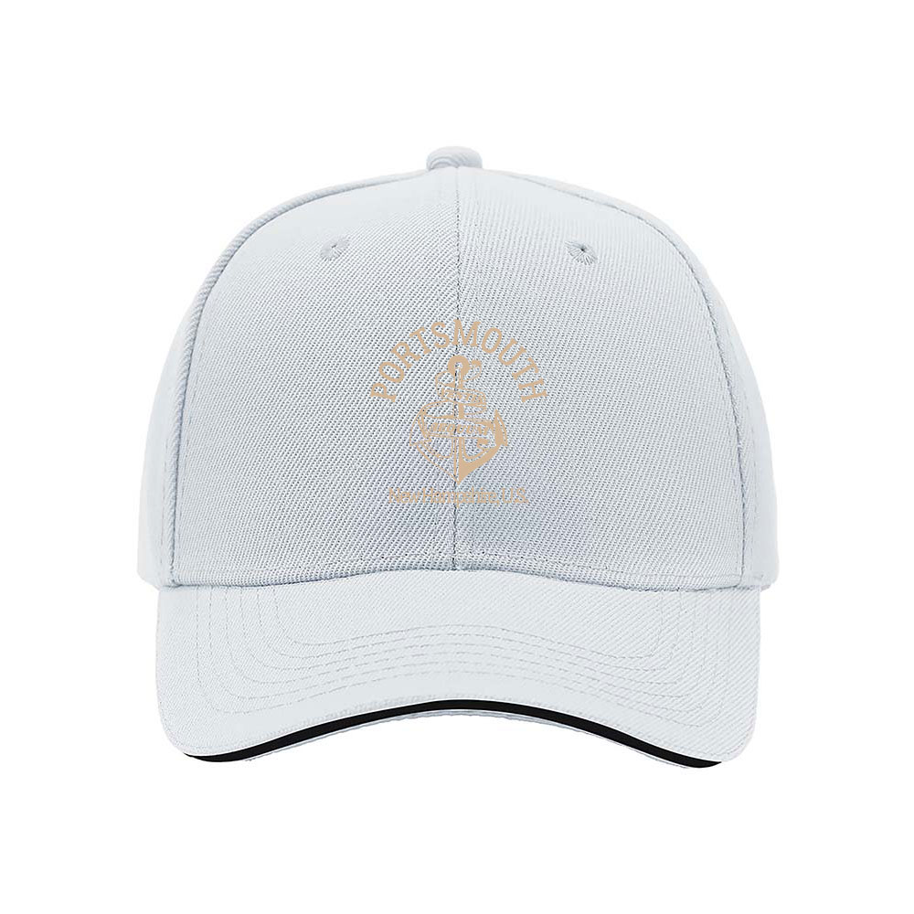 Portsmouth NH Anchor Cap Men Women Baseball Hat Gift - Image 5