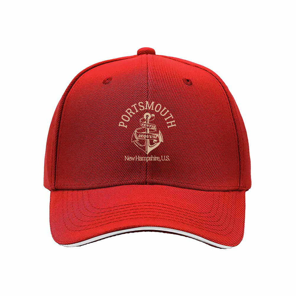 Portsmouth NH Anchor Cap Men Women Baseball Hat Gift - Image 6