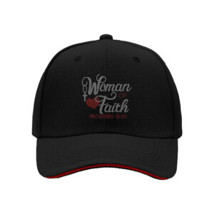Woman of Faith Baseball Cap Proverbs 31:30 Religious Gift for Women