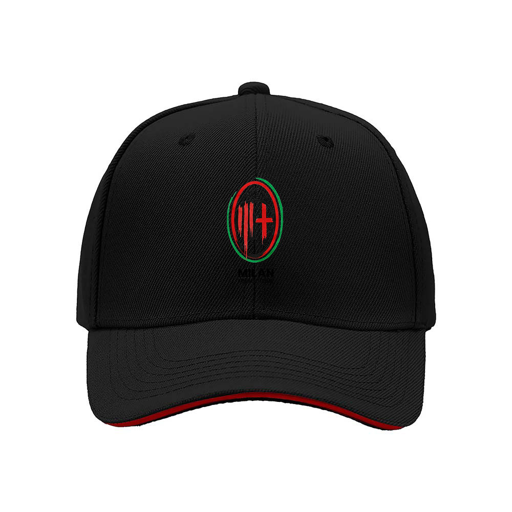 AC Milan Logo Baseball Cap Men's Women's Fashion Gift Hat