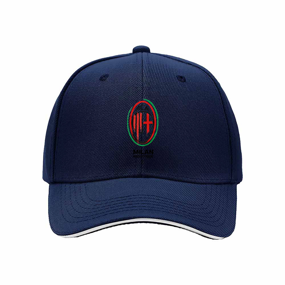 AC Milan Logo Baseball Cap Men's Women's Fashion Gift Hat - Image 2