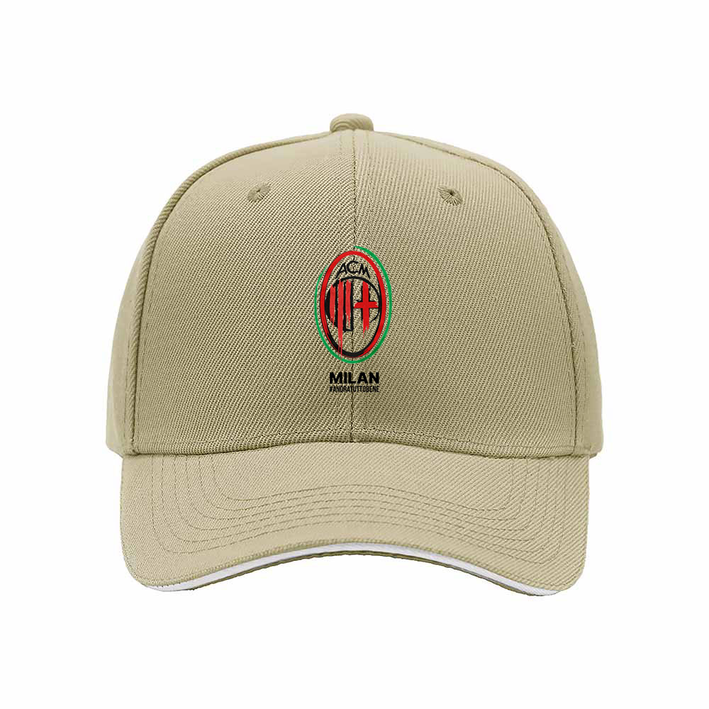 AC Milan Logo Baseball Cap Men's Women's Fashion Gift Hat - Image 4