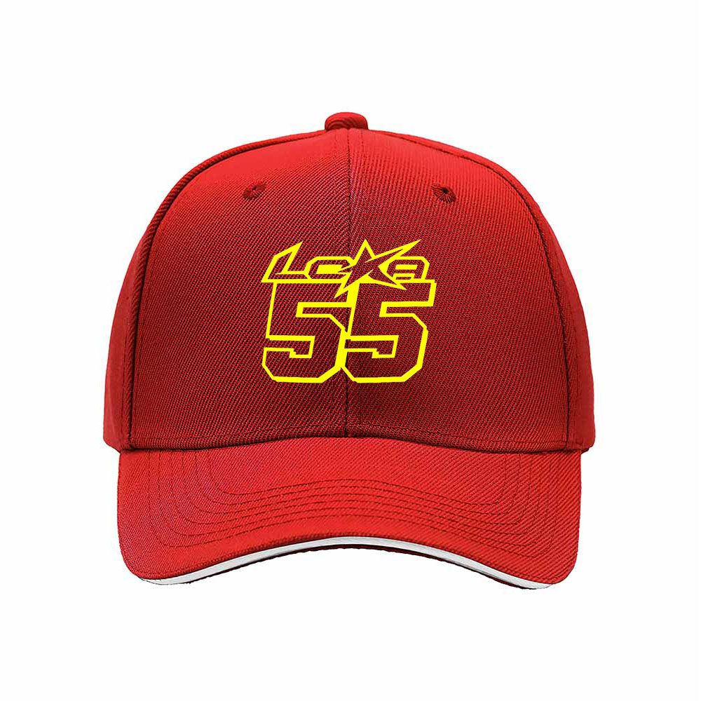 Black Baseball Cap with Yellow 55 Logo Men's Women's Adjustable Hat Gift for Sports Fans - Image 6