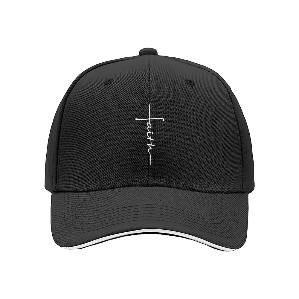 Faith Cross Embroidered Baseball Cap for Men Women Gift Wear - Image 3