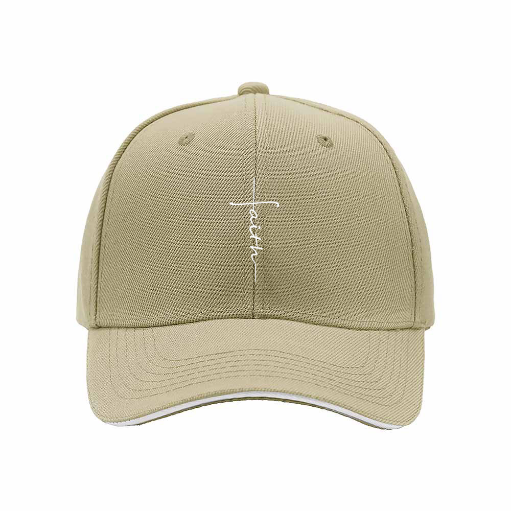 Faith Cross Embroidered Baseball Cap for Men Women Gift Wear - Image 4