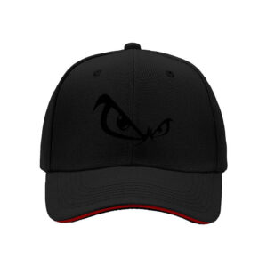 Black Angry Eye Print Baseball Cap for Men Women Casual Gift Hat