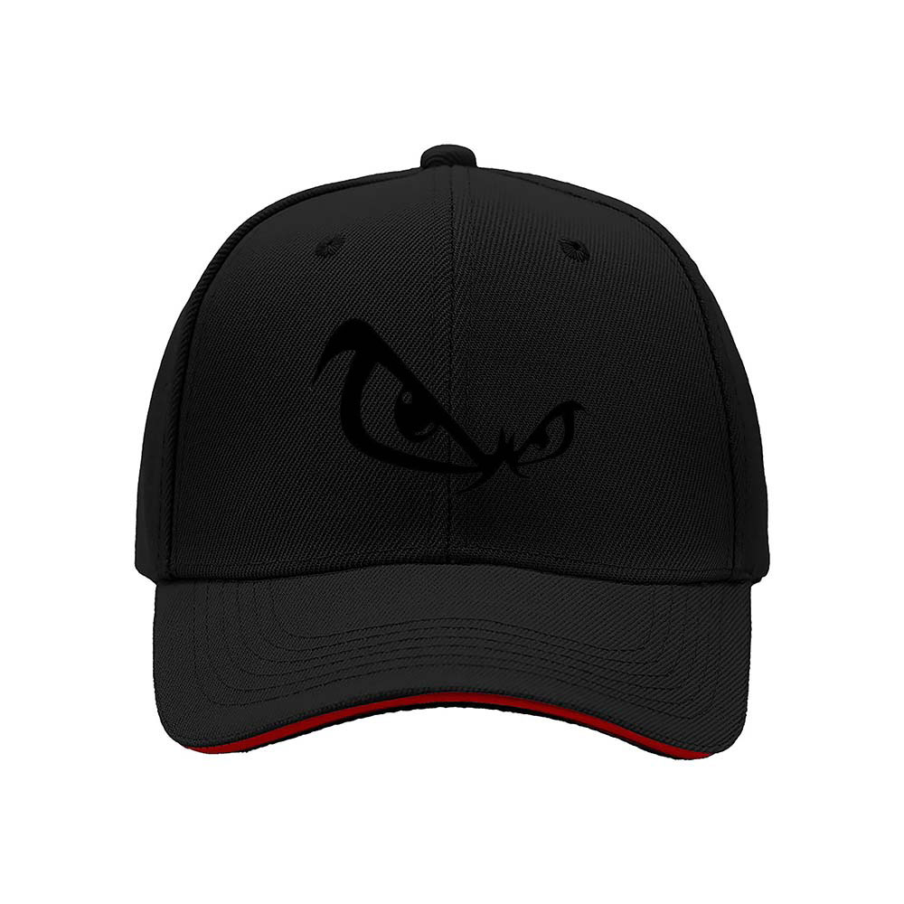 Black Angry Eye Print Baseball Cap for Men Women Casual Gift Hat