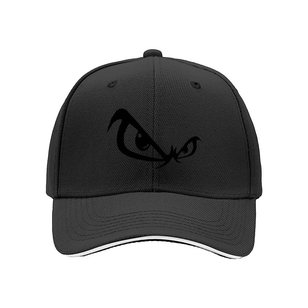 Black Angry Eye Print Baseball Cap for Men Women Casual Gift Hat - Image 3