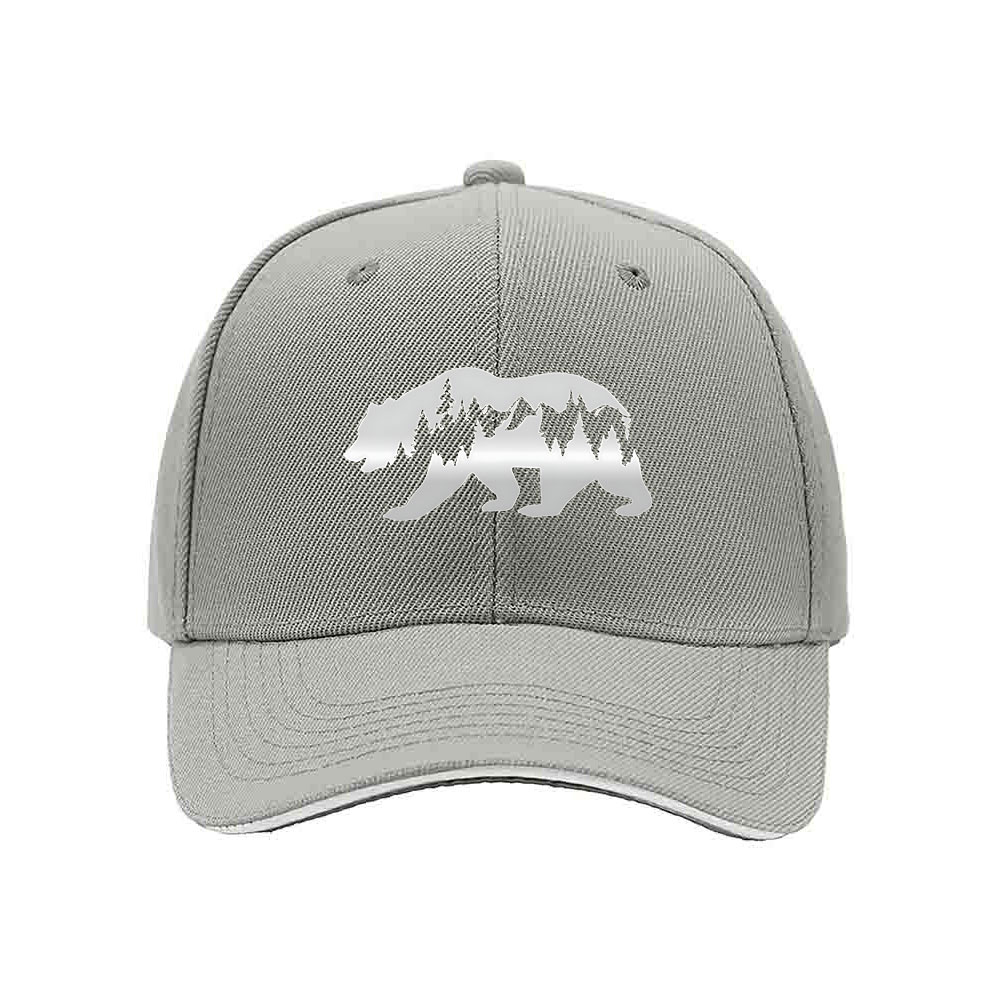 Bear Mountain Forest Mens Baseball Cap Gift Outdoor Adventure - Image 7