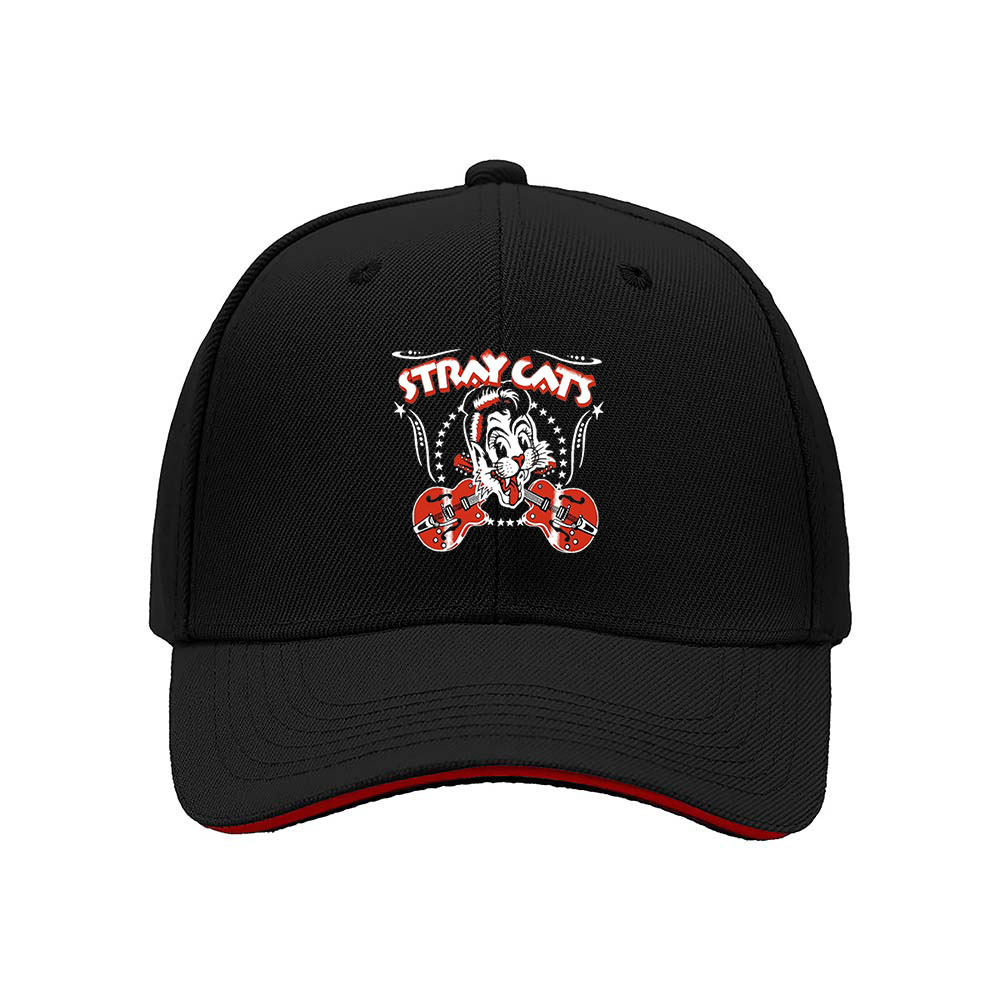 Stray Cats Logo Men's Baseball Cap Rockabilly Gift Hat