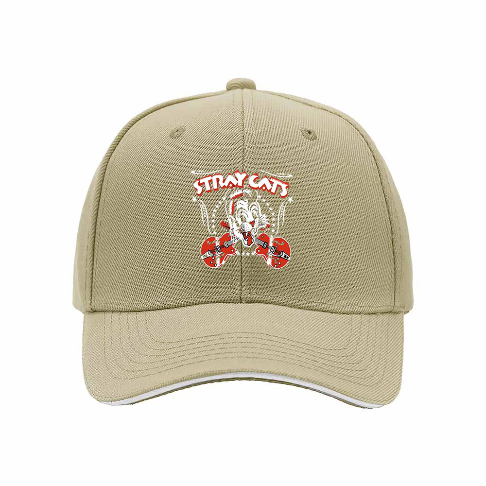 Stray Cats Logo Men's Baseball Cap Rockabilly Gift Hat - Image 4