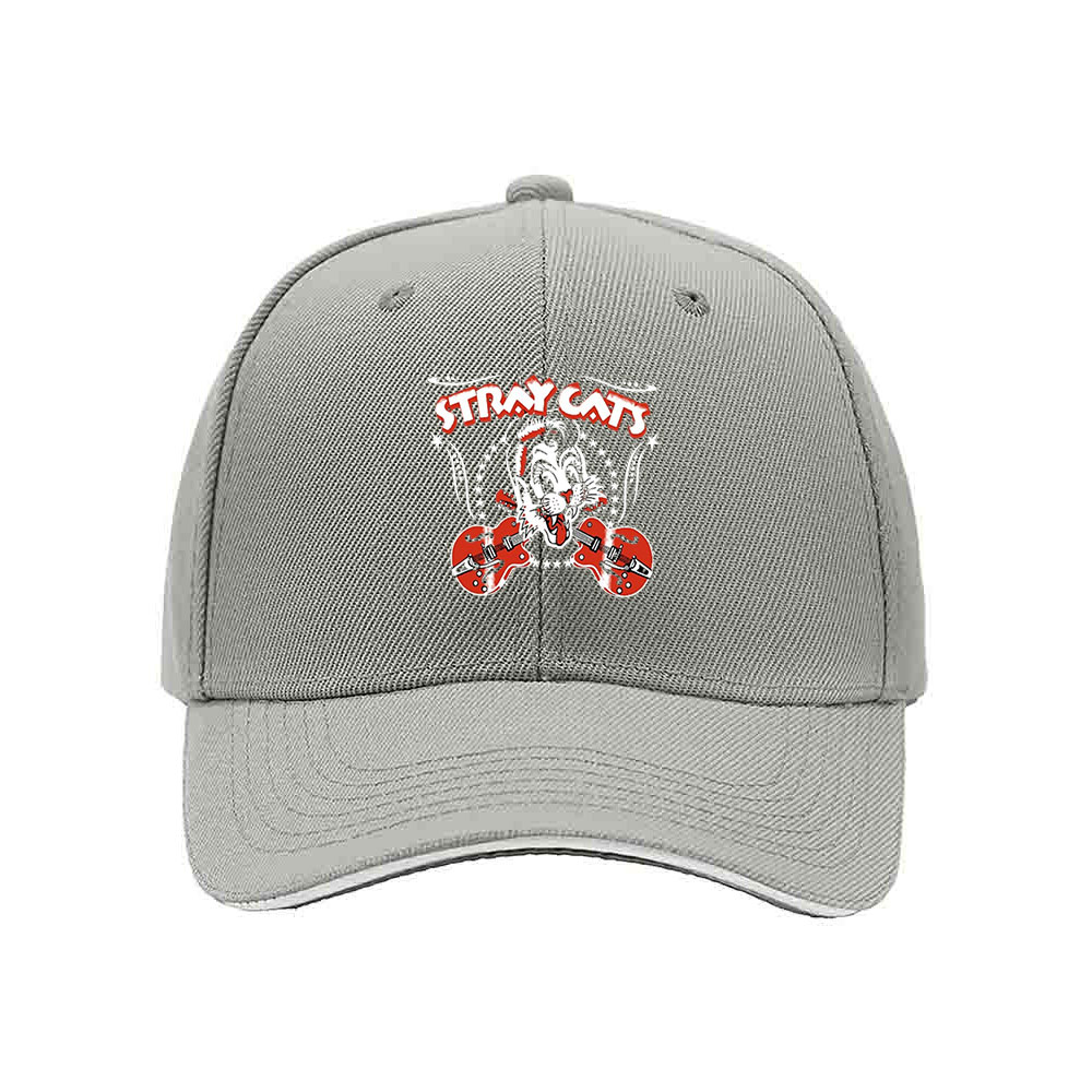 Stray Cats Logo Men's Baseball Cap Rockabilly Gift Hat - Image 7