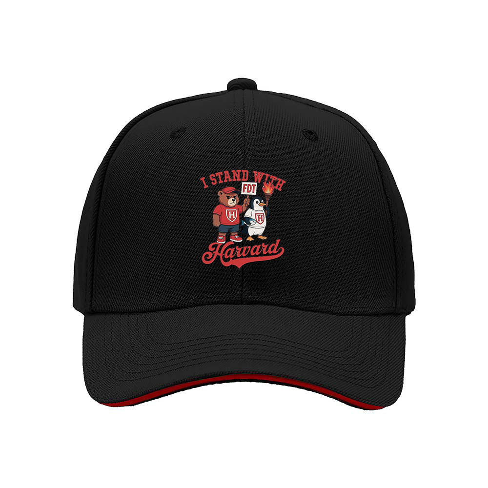 I Stand With Harvard Baseball Cap Men's Women's Gift Hat
