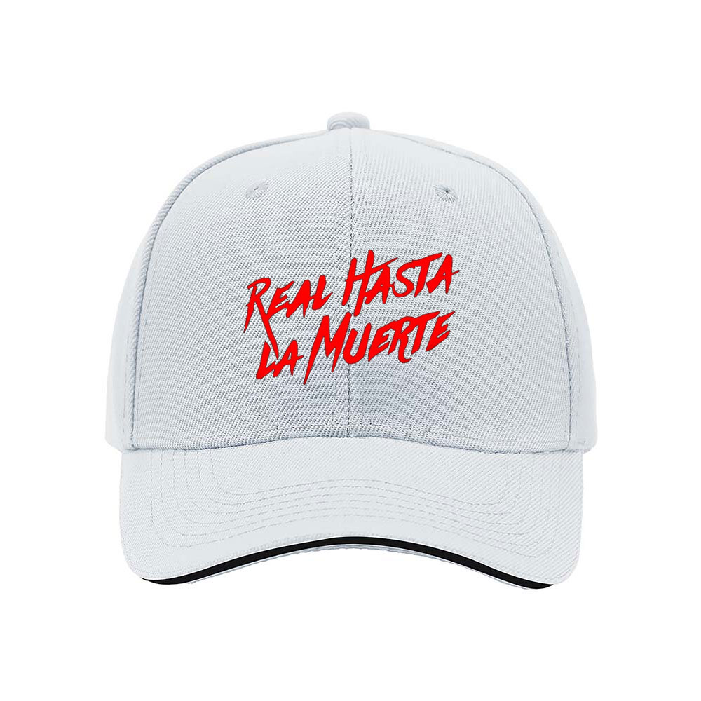 Real Hasta La Muerte Men's Baseball Cap Black Red Embroidered Hat Gift - Image 5