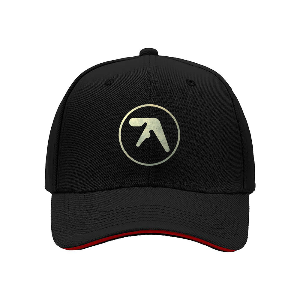 Black Baseball Cap with Gold Logo Men's Women's Casual Gift Hat