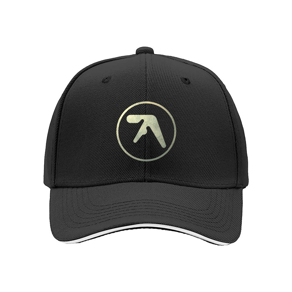 Black Baseball Cap with Gold Logo Men's Women's Casual Gift Hat - Image 3