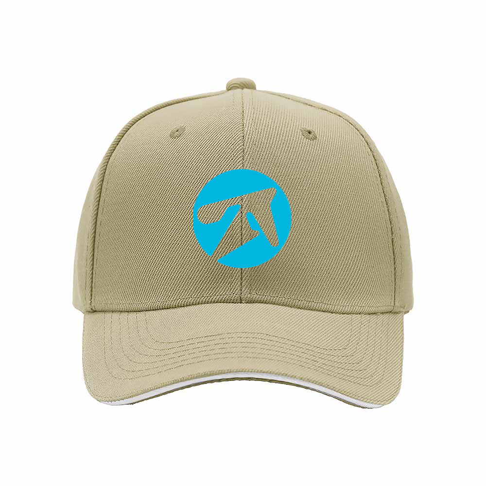 Black Baseball Cap with Blue Logo Men's Women's Gift for Outdoor Sports - Image 4