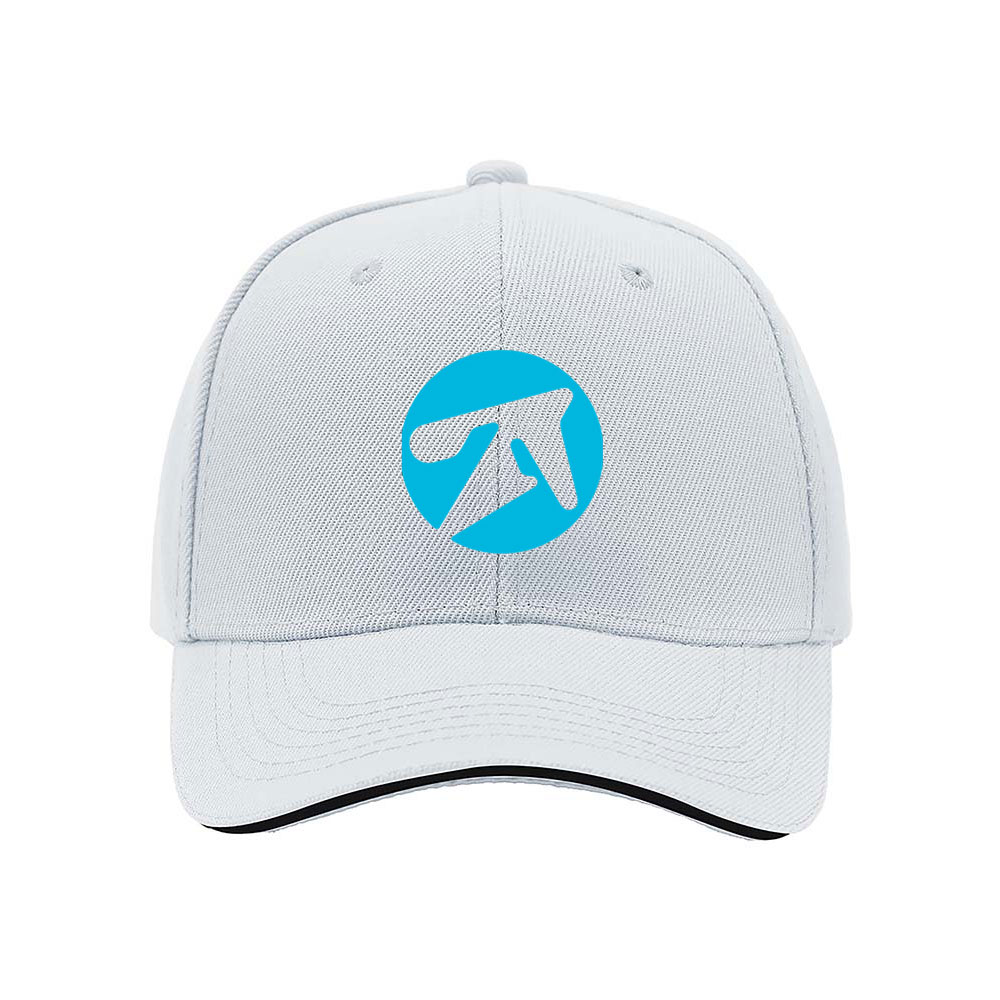 Black Baseball Cap with Blue Logo Men's Women's Gift for Outdoor Sports - Image 5