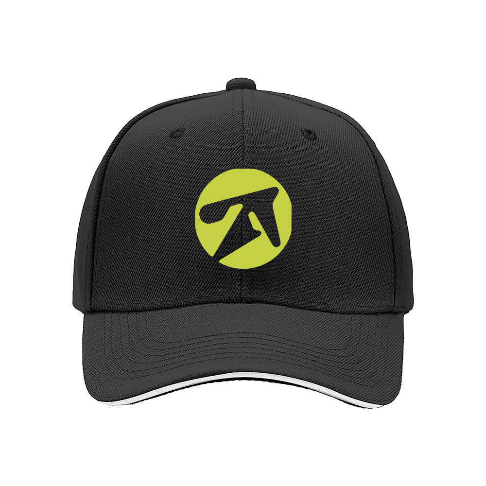 Black Baseball Cap with Green Logo Men's Women's Adjustable Hat Gift for Outdoor Activities - Image 3