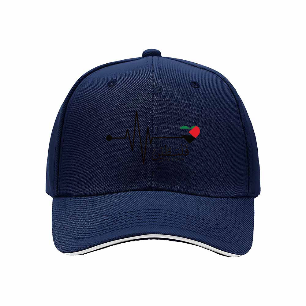 Heartbeat Design Baseball Cap for Men Women Gift Fashion Hat - Image 2