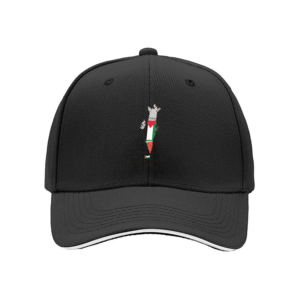 Palestine Map Flag Cap Men's Women's Baseball Hat Gift - Image 3