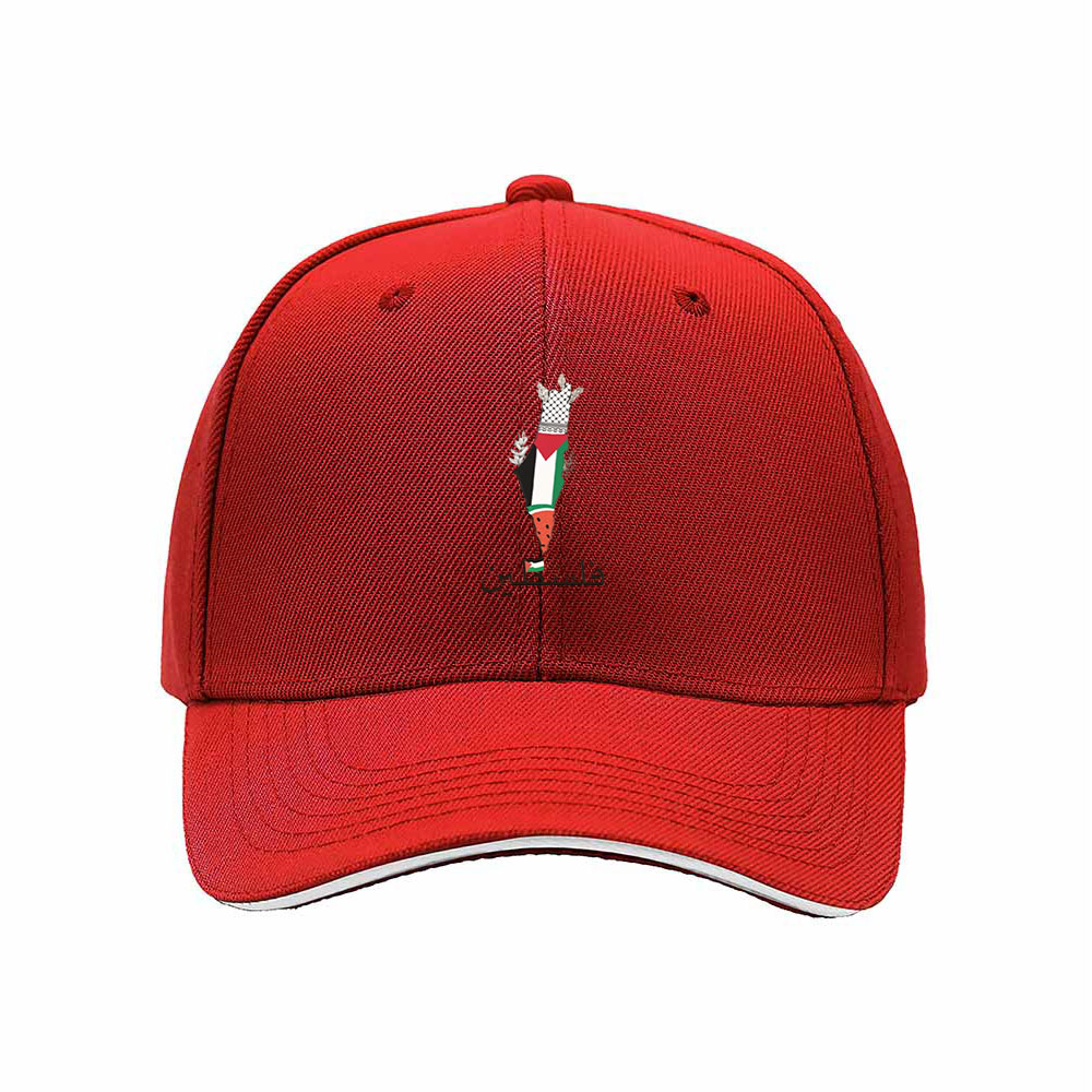 Palestine Map Flag Cap Men's Women's Baseball Hat Gift - Image 6