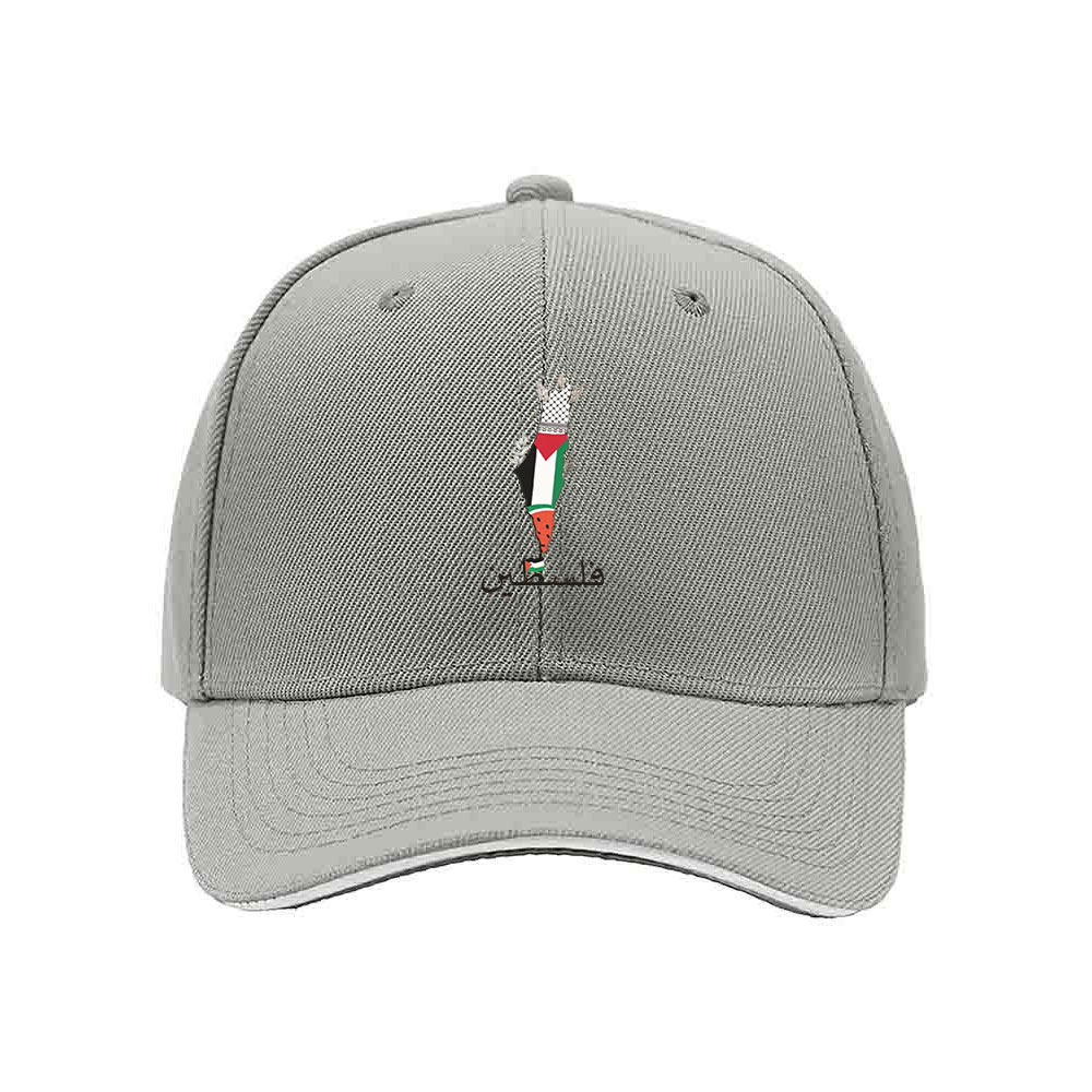 Palestine Map Flag Cap Men's Women's Baseball Hat Gift - Image 7