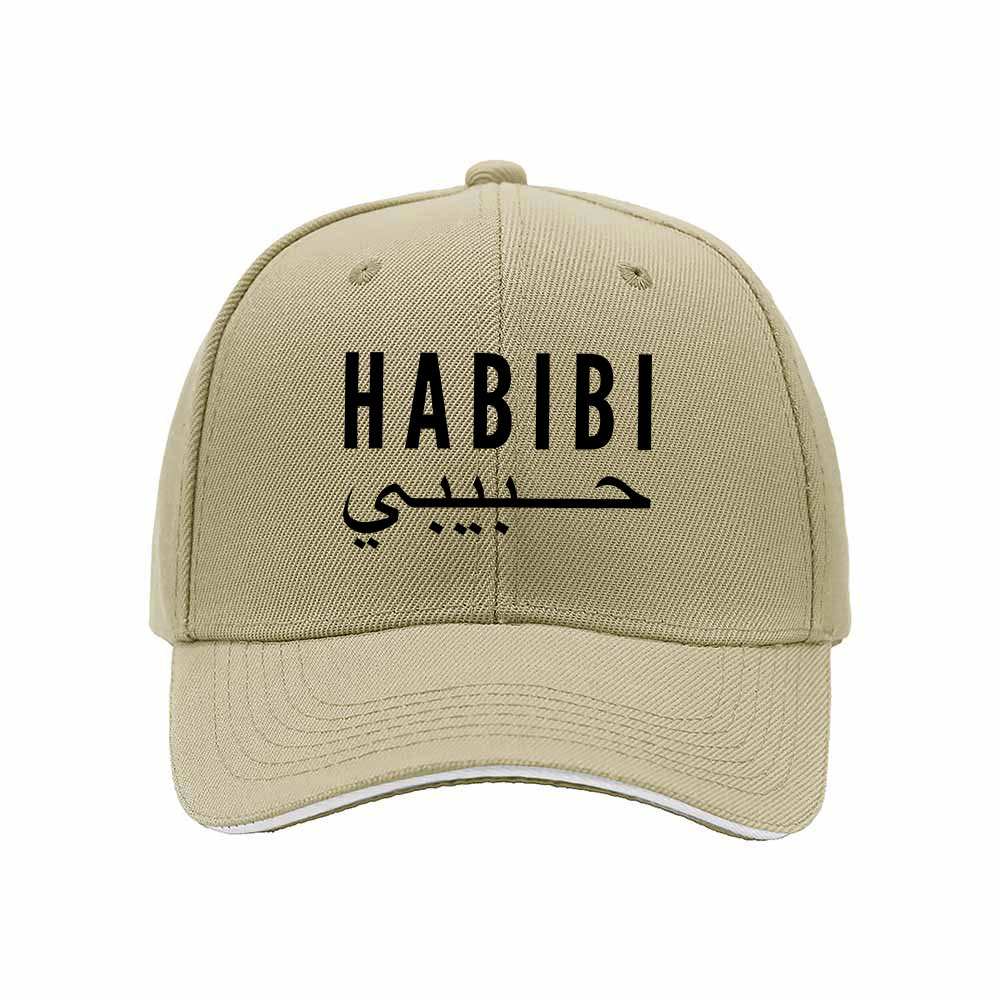 Habibi Arabic Print Men's Baseball Cap Gift Fashion Hat - Image 4
