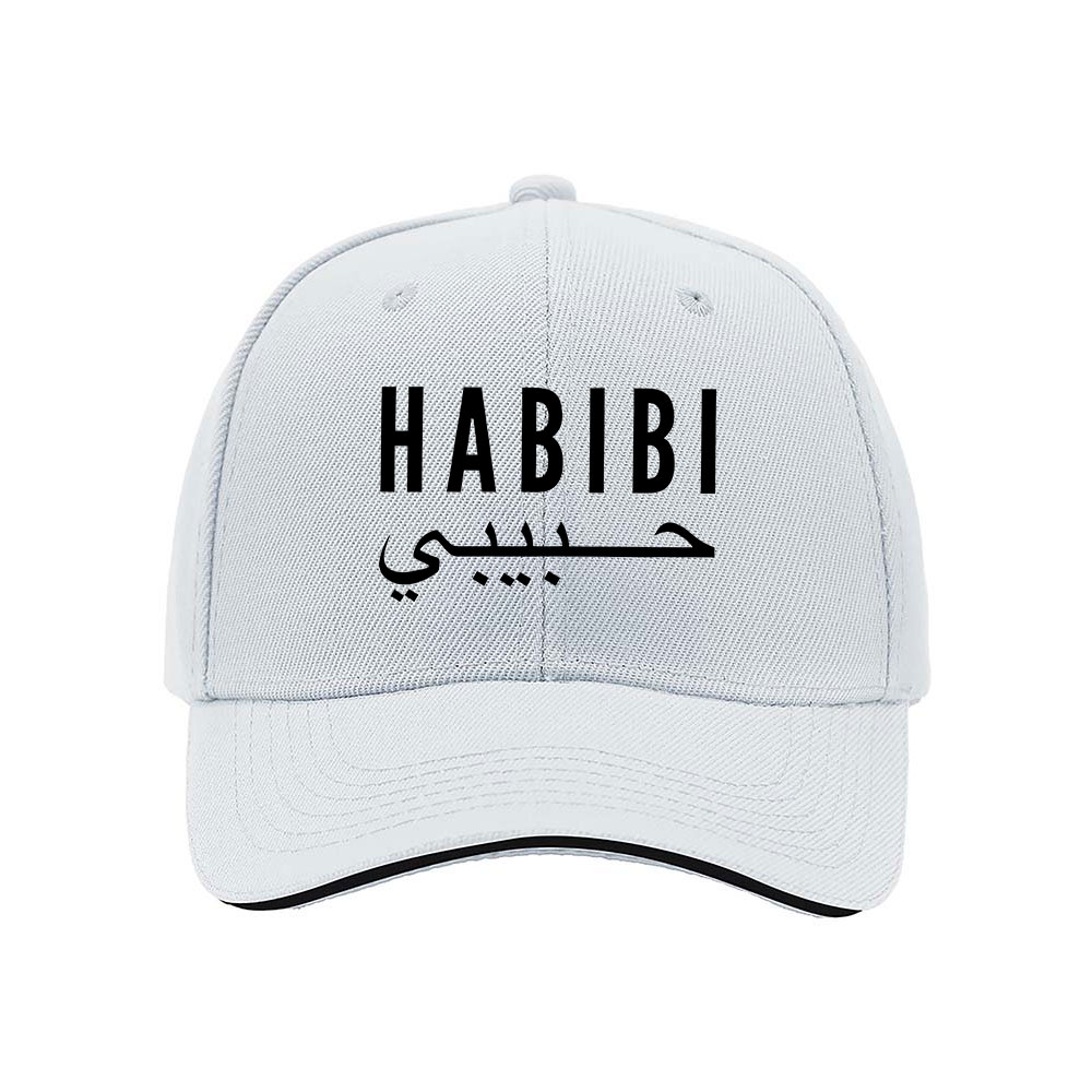 Habibi Arabic Print Men's Baseball Cap Gift Fashion Hat - Image 5