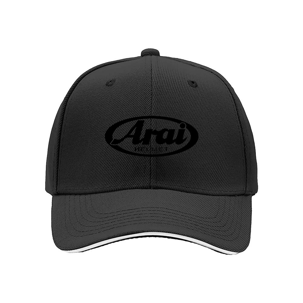 Arai Logo Black Baseball Cap for Men Women Gift Style - Image 3