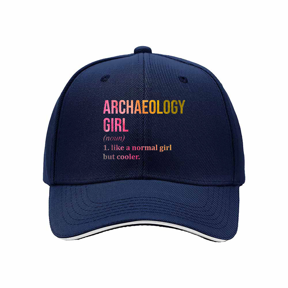 Archaeology Girl Baseball Cap for Women Men Gift Hat - Image 2