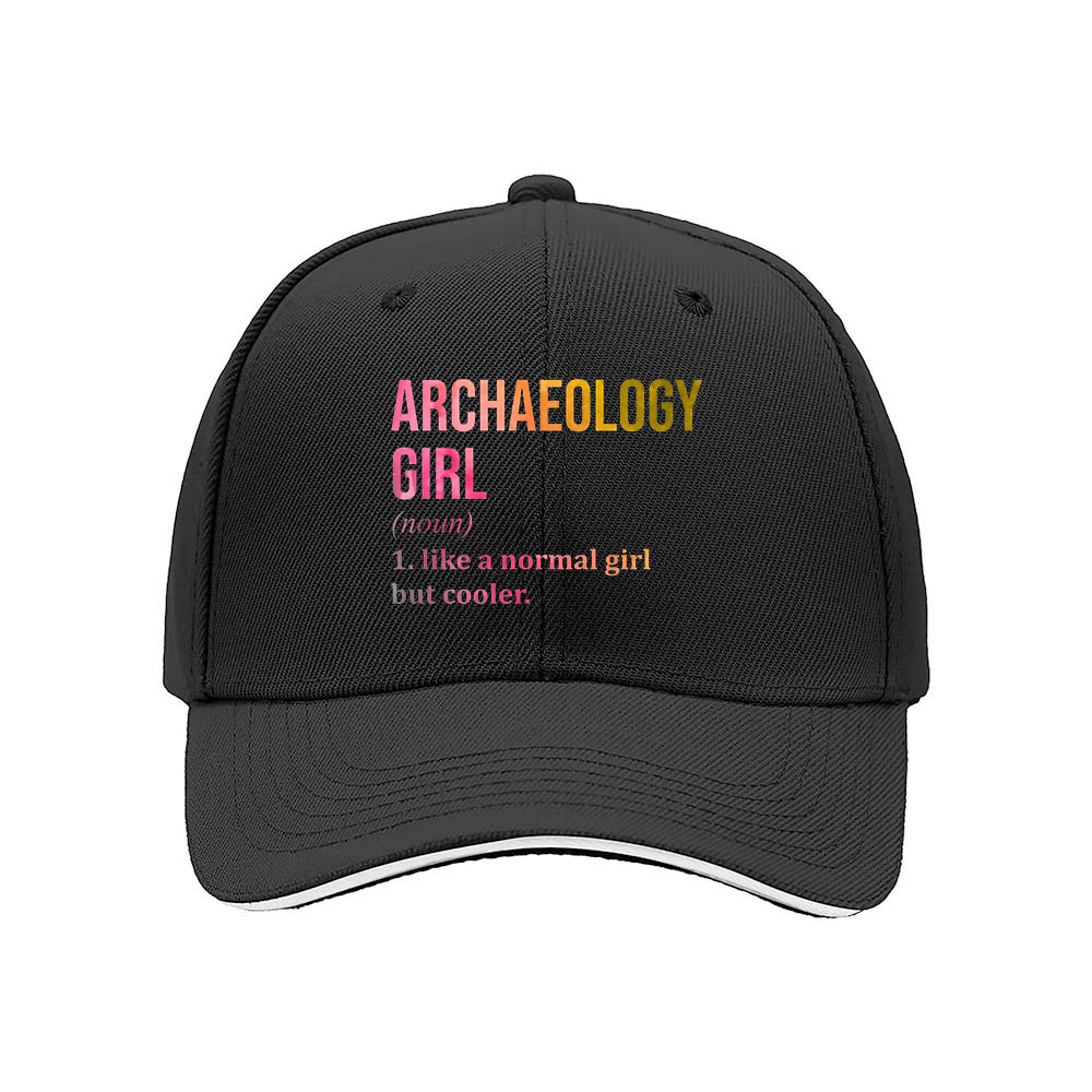 Archaeology Girl Baseball Cap for Women Men Gift Hat - Image 3