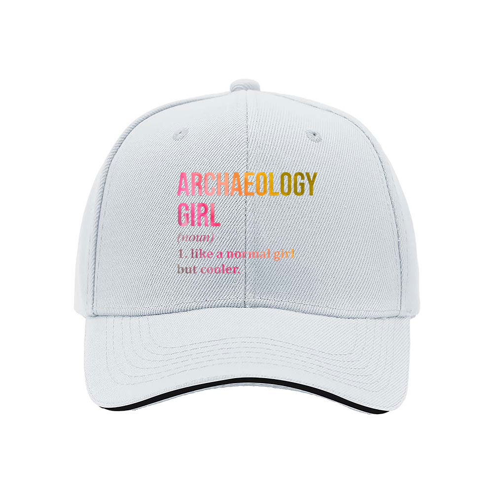 Archaeology Girl Baseball Cap for Women Men Gift Hat - Image 5