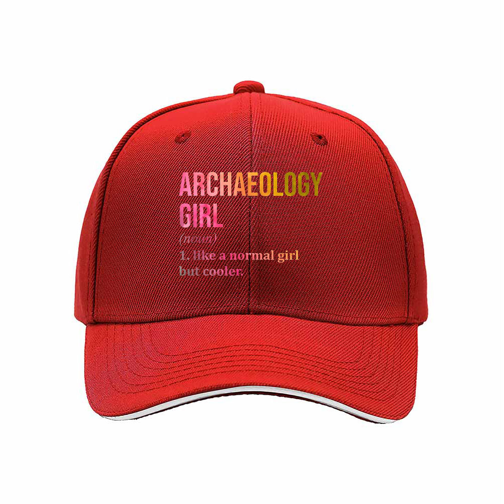 Archaeology Girl Baseball Cap for Women Men Gift Hat - Image 6