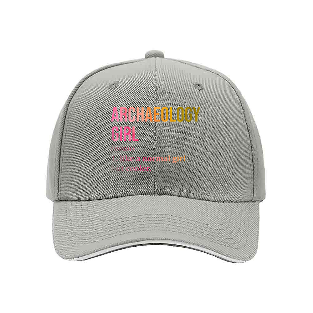 Archaeology Girl Baseball Cap for Women Men Gift Hat - Image 7